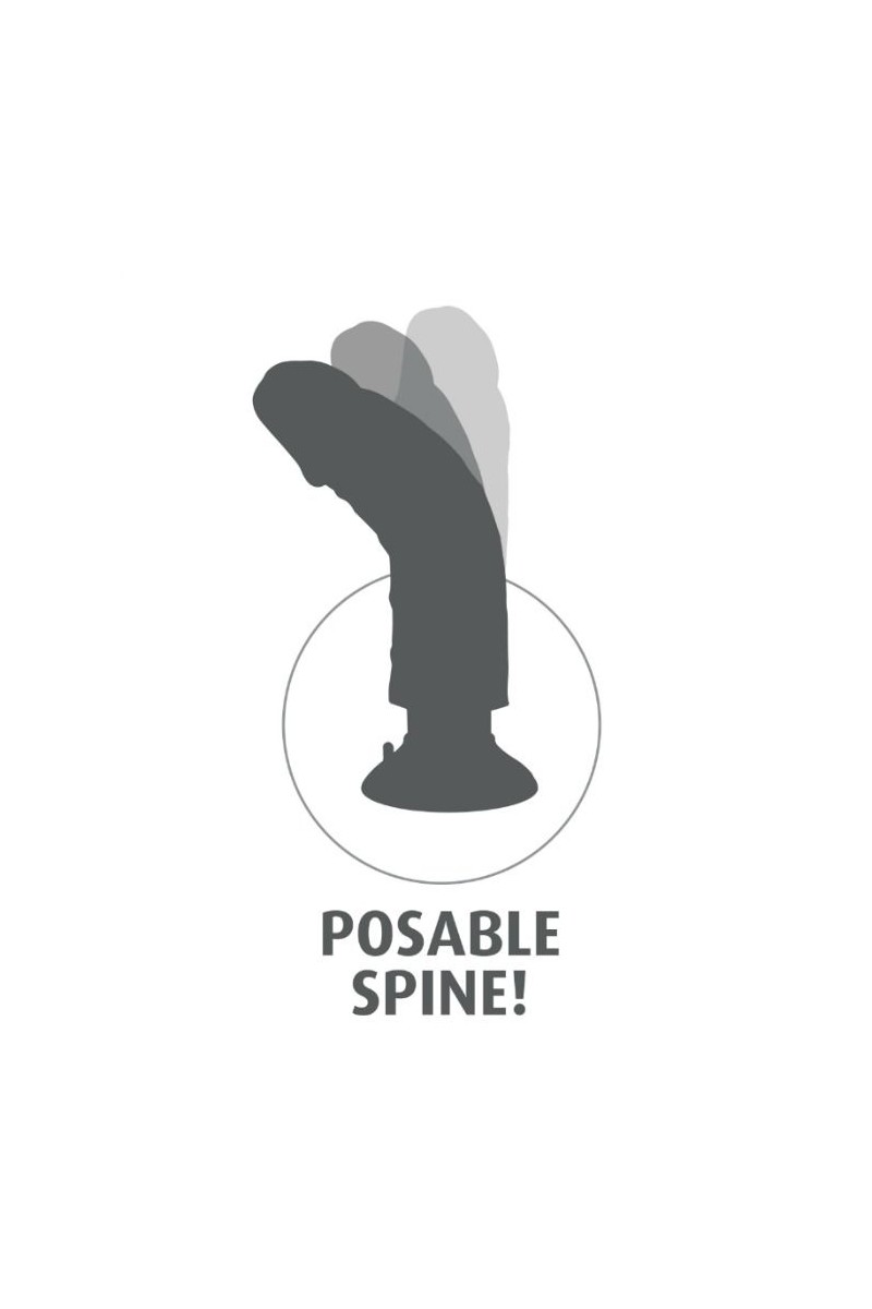 KING COCK - DILDO VIBRADOR CON TESTICULOS 23 CM NATURAL