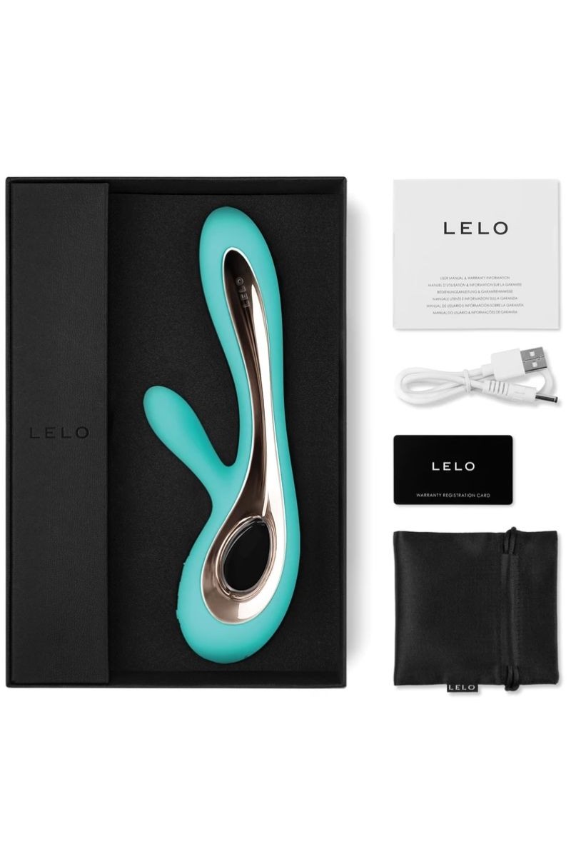 LELO - SORAYA 2 VIBRADOR RABBIT VERDE AGUA
