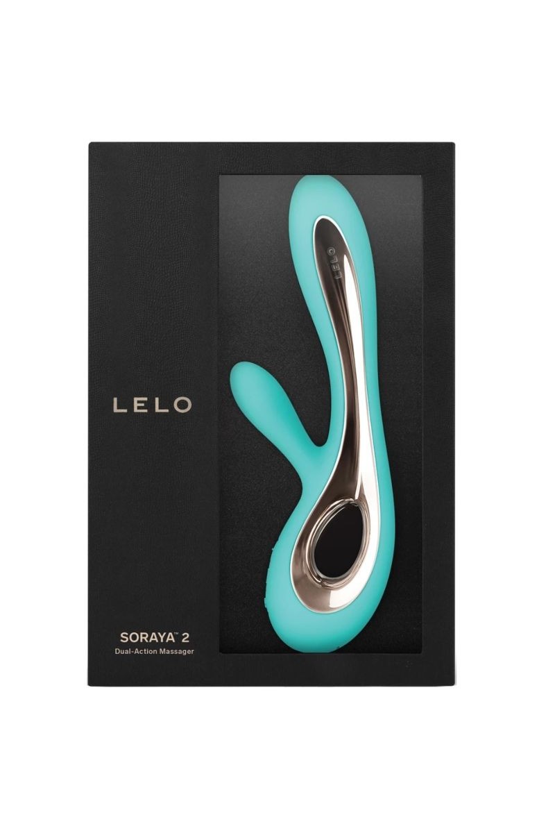 LELO - SORAYA 2 VIBRADOR RABBIT VERDE AGUA