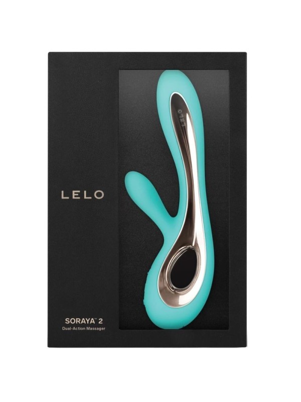 LELO - SORAYA 2 VIBRADOR RABBIT VERDE AGUA