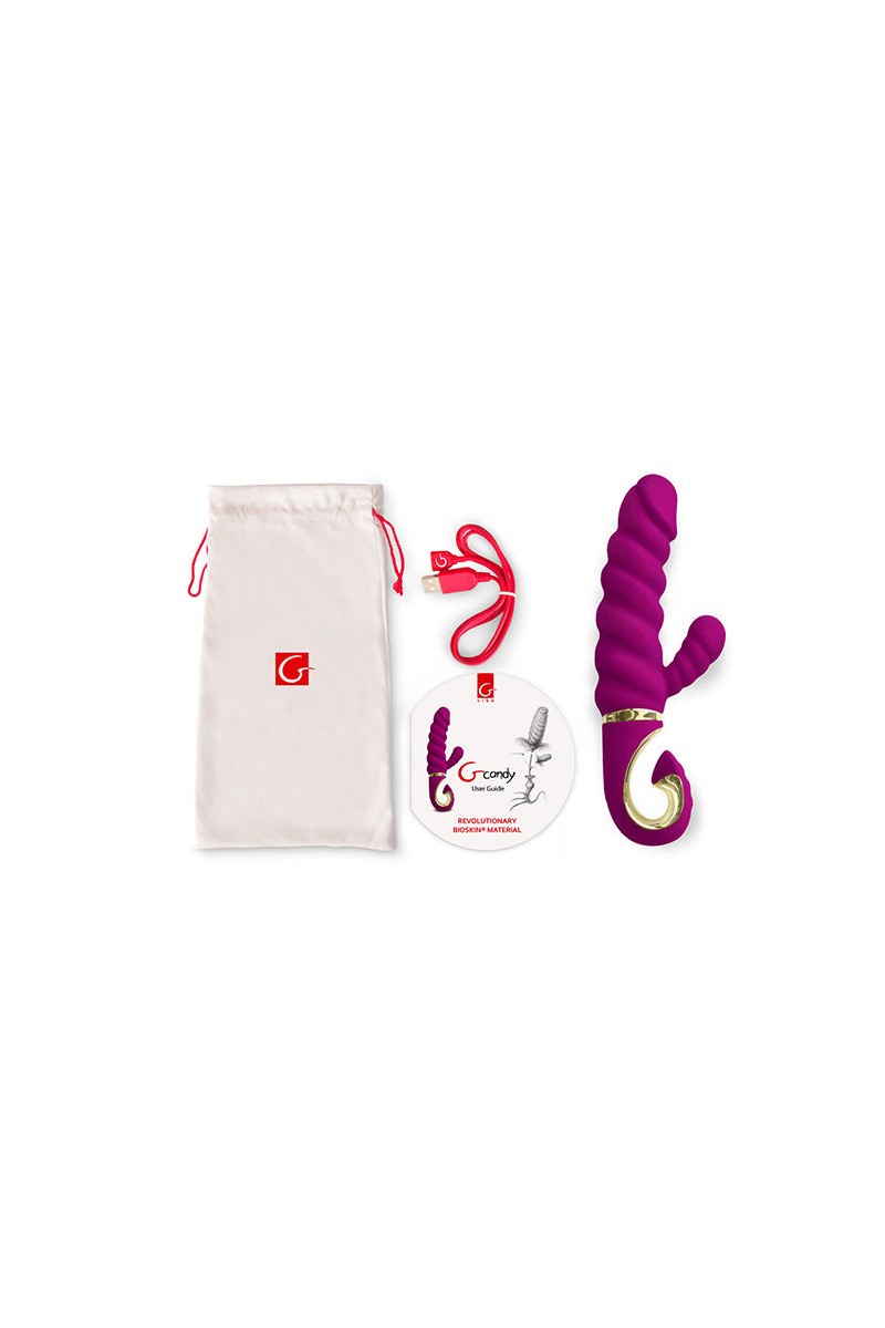 G-VIBE - FUN TOYS VIBRADOR RABBIT GCANDY SWEET RASPBERRY