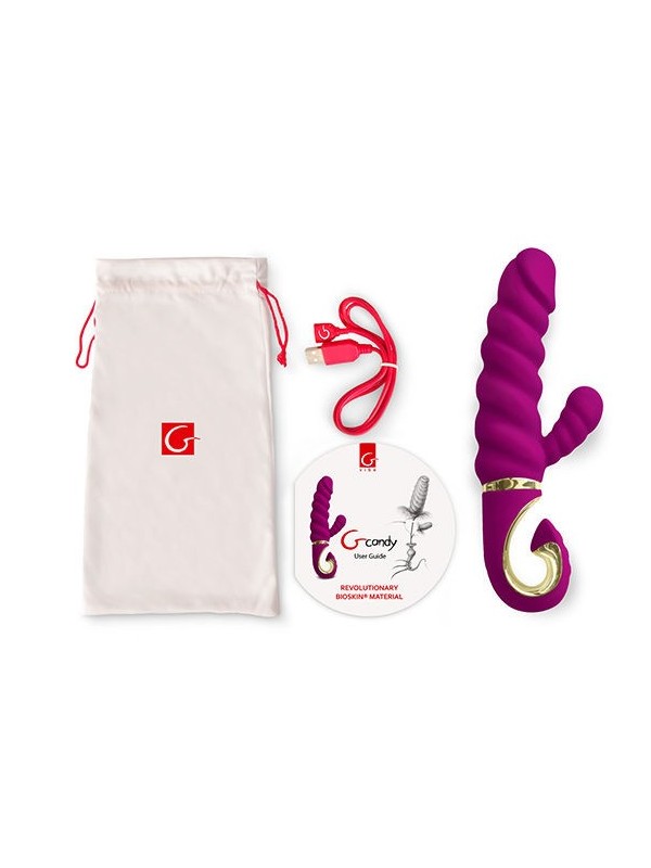 G-VIBE - FUN TOYS VIBRADOR RABBIT GCANDY SWEET RASPBERRY