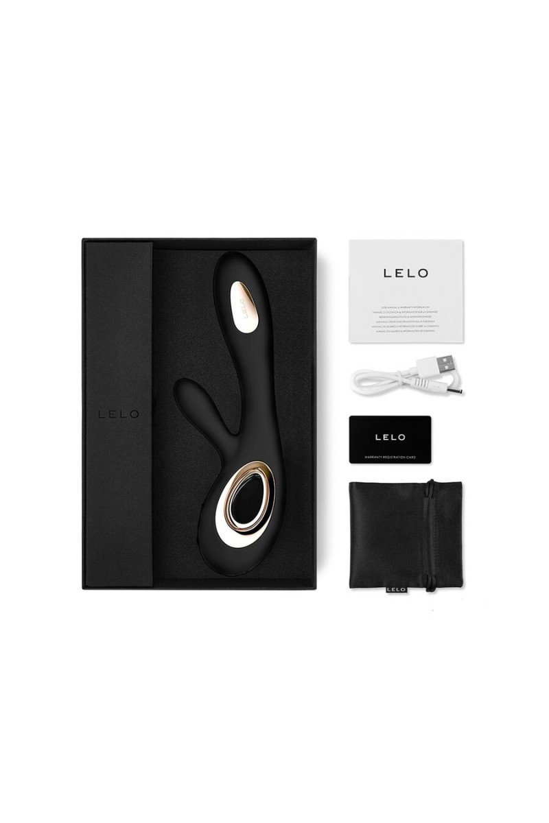 LELO - SORAYA WAVE VIBRADOR RABBIT NEGRO