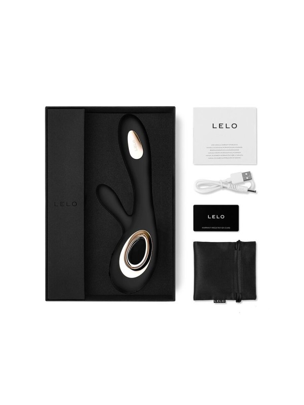 LELO - SORAYA WAVE VIBRADOR RABBIT NEGRO