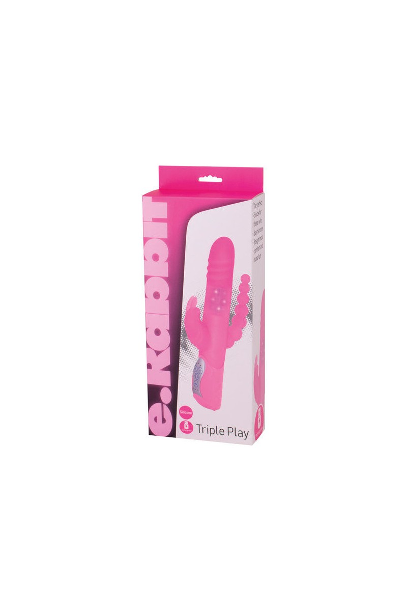 SEVEN CREATIONS - E RABBIT TRIPLE PLAY VIBRADOR