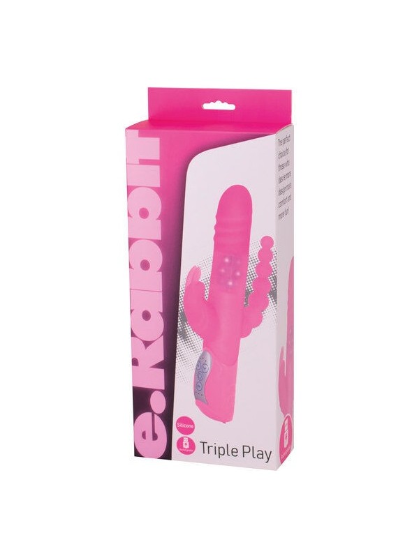 SEVEN CREATIONS - E RABBIT TRIPLE PLAY VIBRADOR