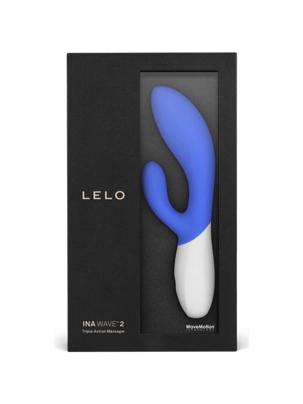 LELO - INA WAVE 2 VBRADOR LUJO MOVIMIENTO ESPECIAL AZUL
