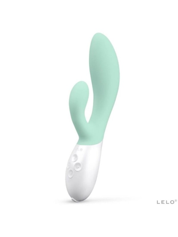 LELO - INA 3 VERDE VIBRADOR RABBIT LUJO VERDE AGUA