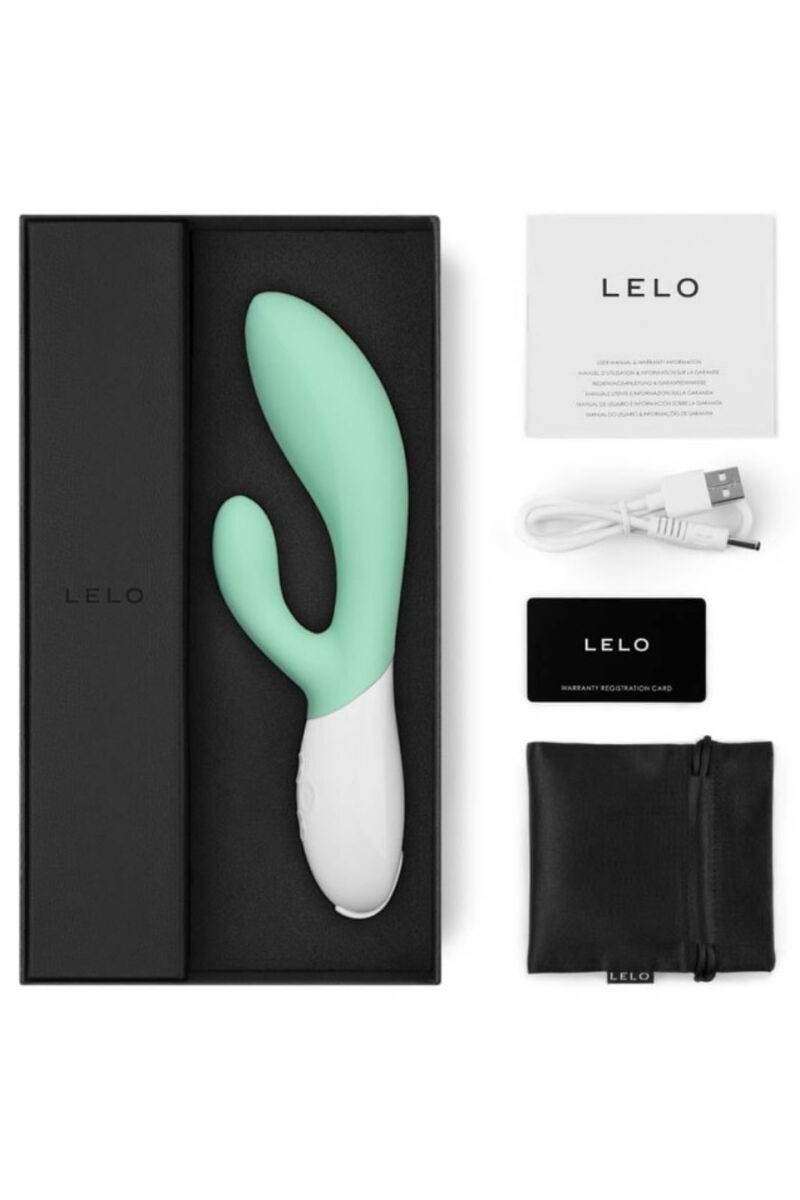 LELO - INA 3 VERDE VIBRADOR RABBIT LUJO VERDE AGUA