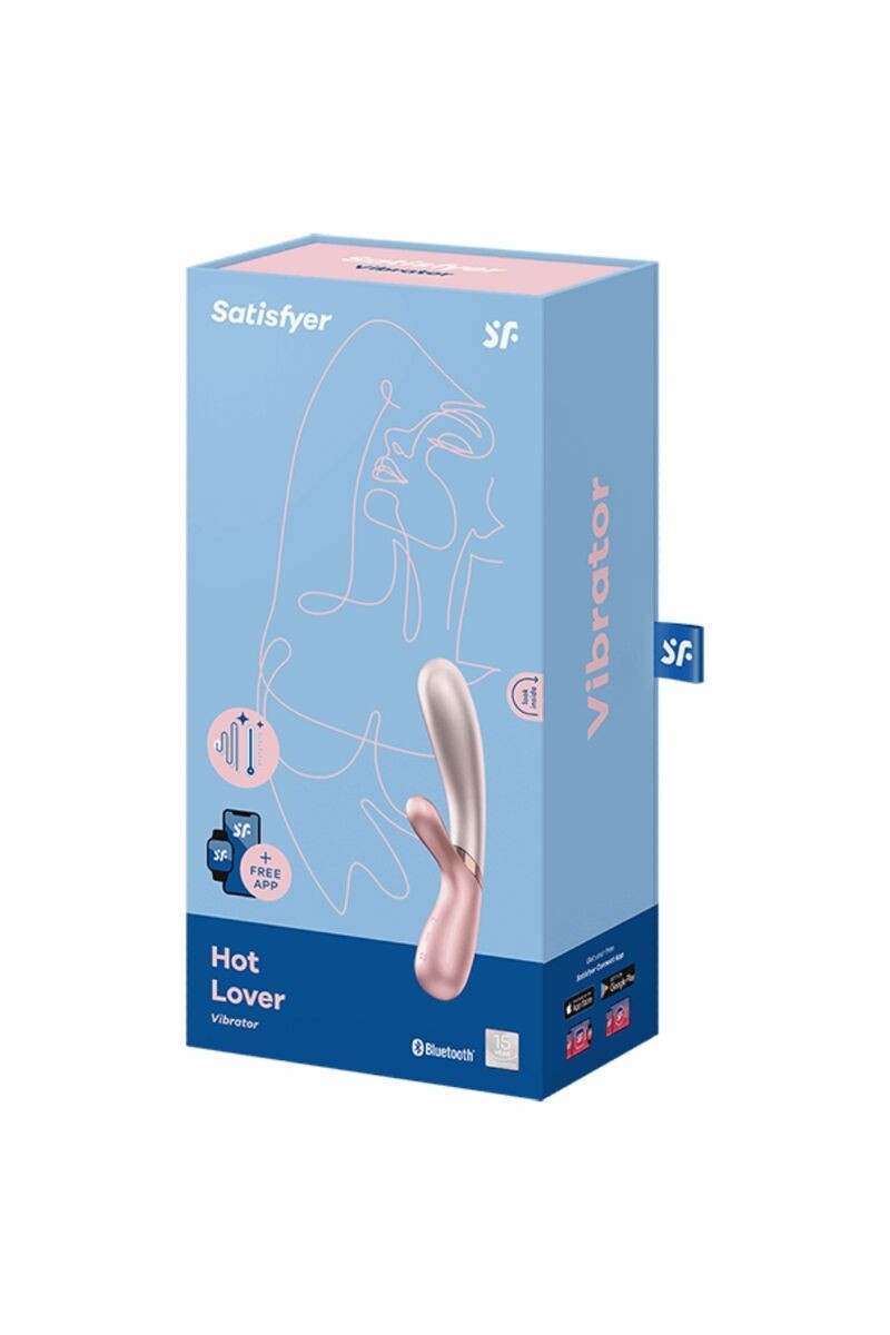 SATISFYER - HOT LOVER VIBRADOR ROSA & BEIGE