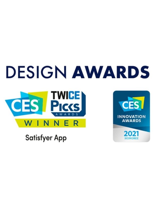 SATISFYER - HOT LOVER VIBRADOR ROSA & BEIGE