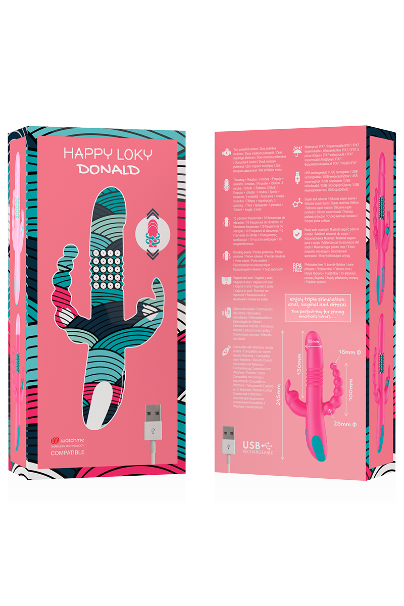 HAPPY LOKY - DONALD TRIPLE ESTIMULACIÓN WATCHME WIRELESS