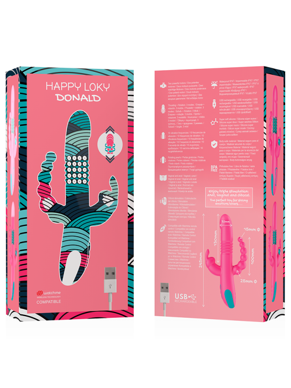 HAPPY LOKY - DONALD TRIPLE ESTIMULACIÓN WATCHME WIRELESS