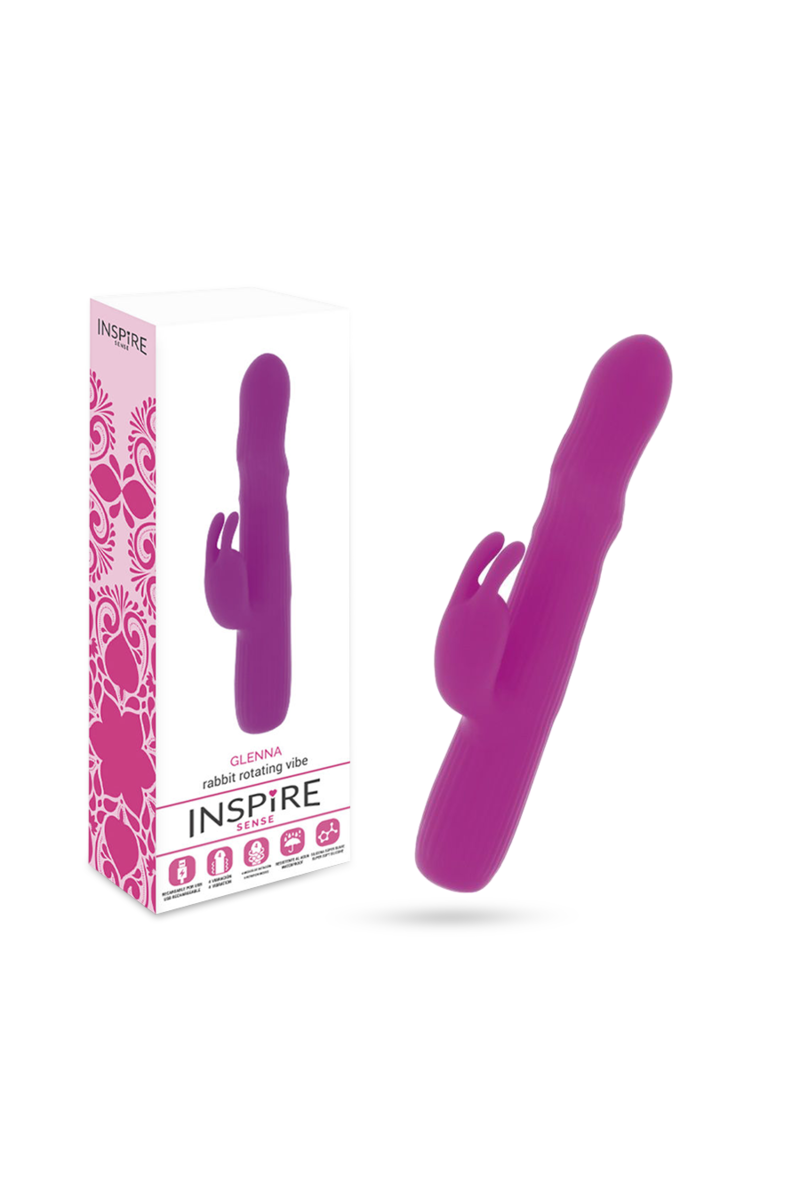 INSPIRE SENSE - GLENNA VIBRATOR RABBIT ROTADOR LILA