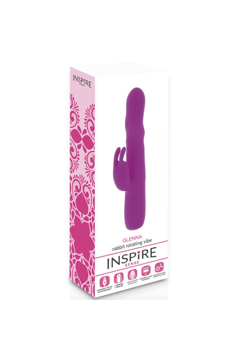 INSPIRE SENSE - GLENNA VIBRATOR RABBIT ROTADOR LILA