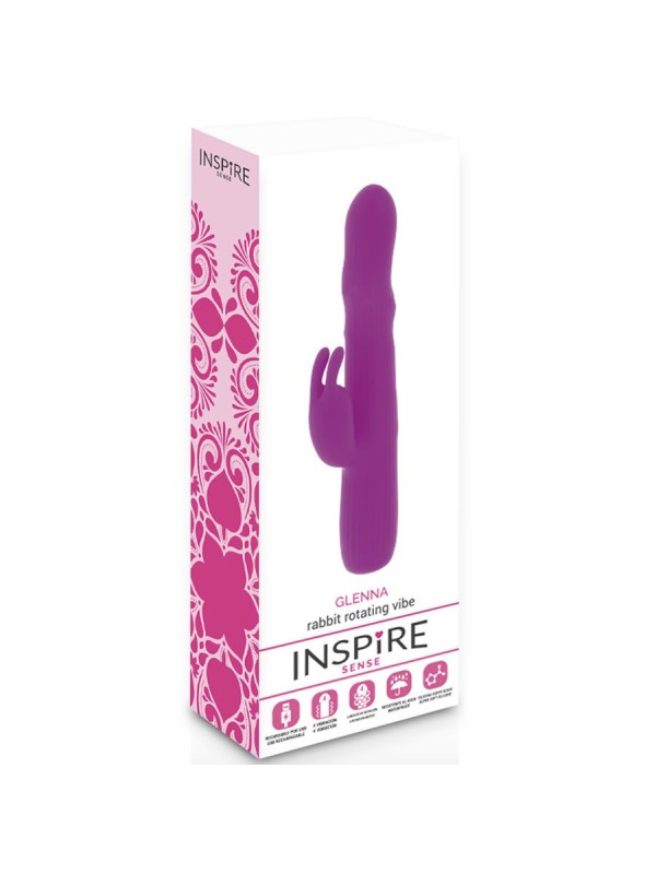 INSPIRE SENSE - GLENNA VIBRATOR RABBIT ROTADOR LILA