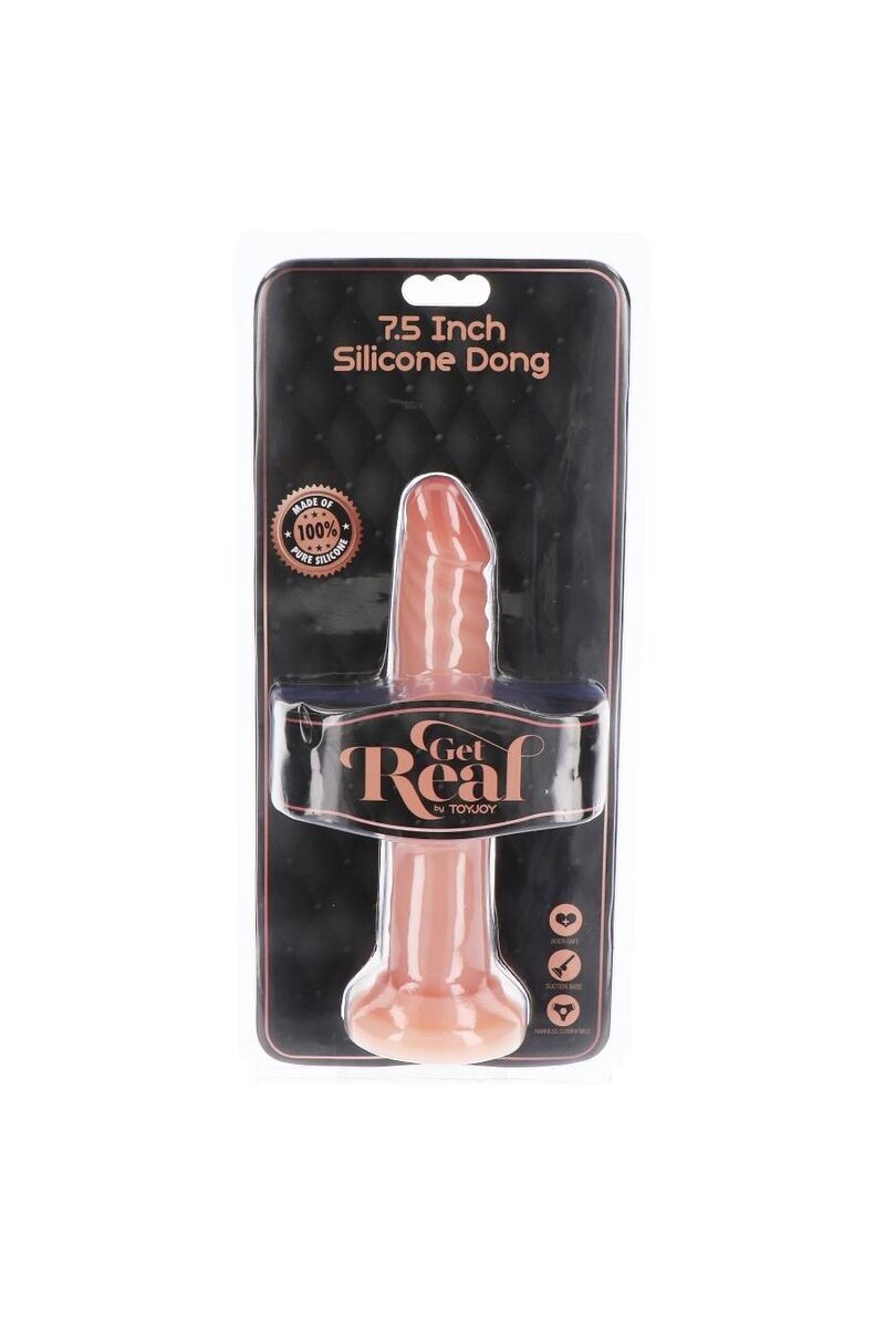 GET REAL - DONG SILICONA 19 CM NATURAL