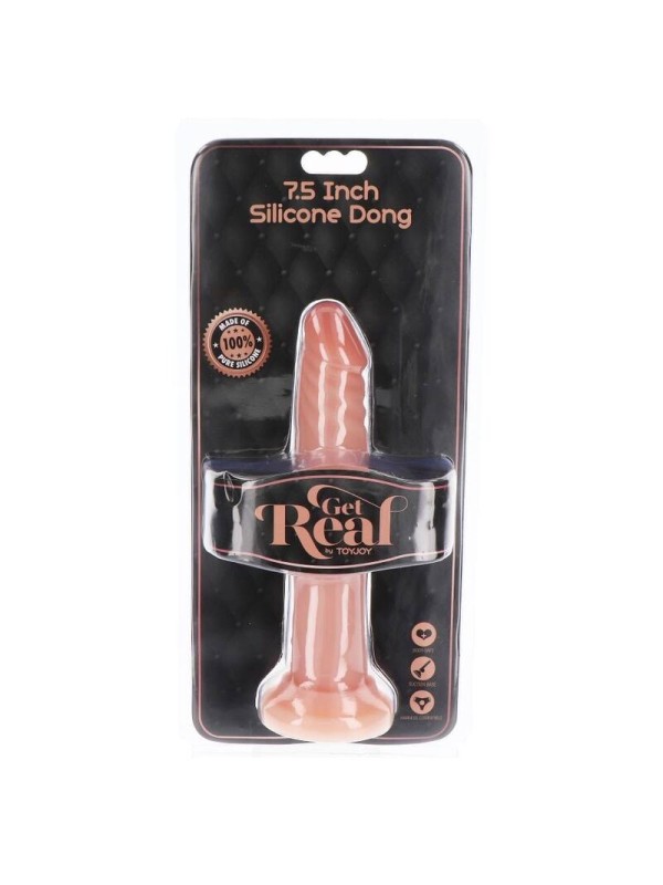 GET REAL - DONG SILICONA 19 CM NATURAL