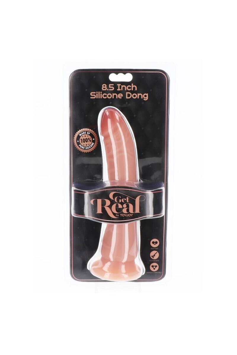 GET REAL - DONG SILICONA 21 CM NATURAL