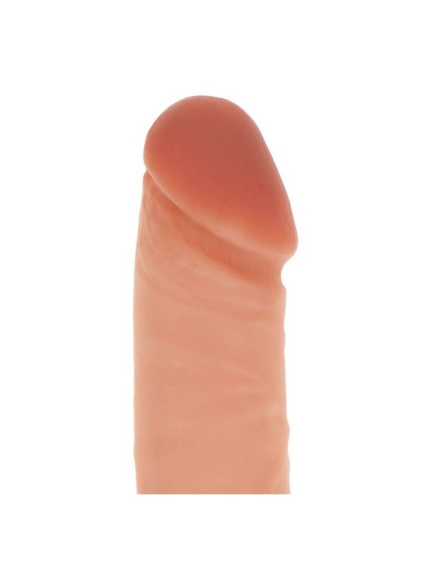 GET REAL - DILDO SILICONA 20,5 CM CON TESTICULOS NATURAL