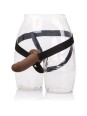 CALIFORNIA EXOTICS - ARNÉS CON DILDO HUECO MARRÓN