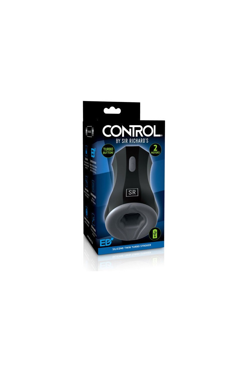 SIR RICHARDS - TWIN TURBO MASTURBADOR DE SILICONA