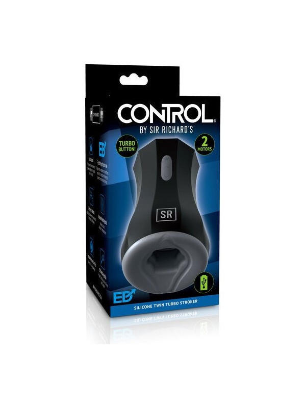 SIR RICHARDS - TWIN TURBO MASTURBADOR DE SILICONA