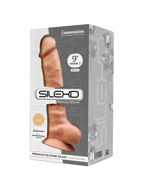 SILEXD - MODELO 1 PENE REALISTICO SILICONA PREMIUM SILEXPAN 23 CM