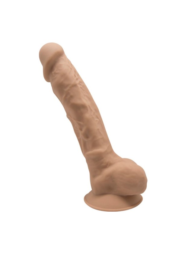 SILEXD - MODELO 1 PENE REALISTICO SILICONA CARAMELO 23 CM