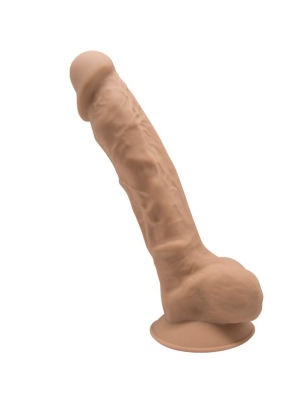 SILEXD - MODELO 1 PENE REALISTICO SILICONA CARAMELO 23 CM