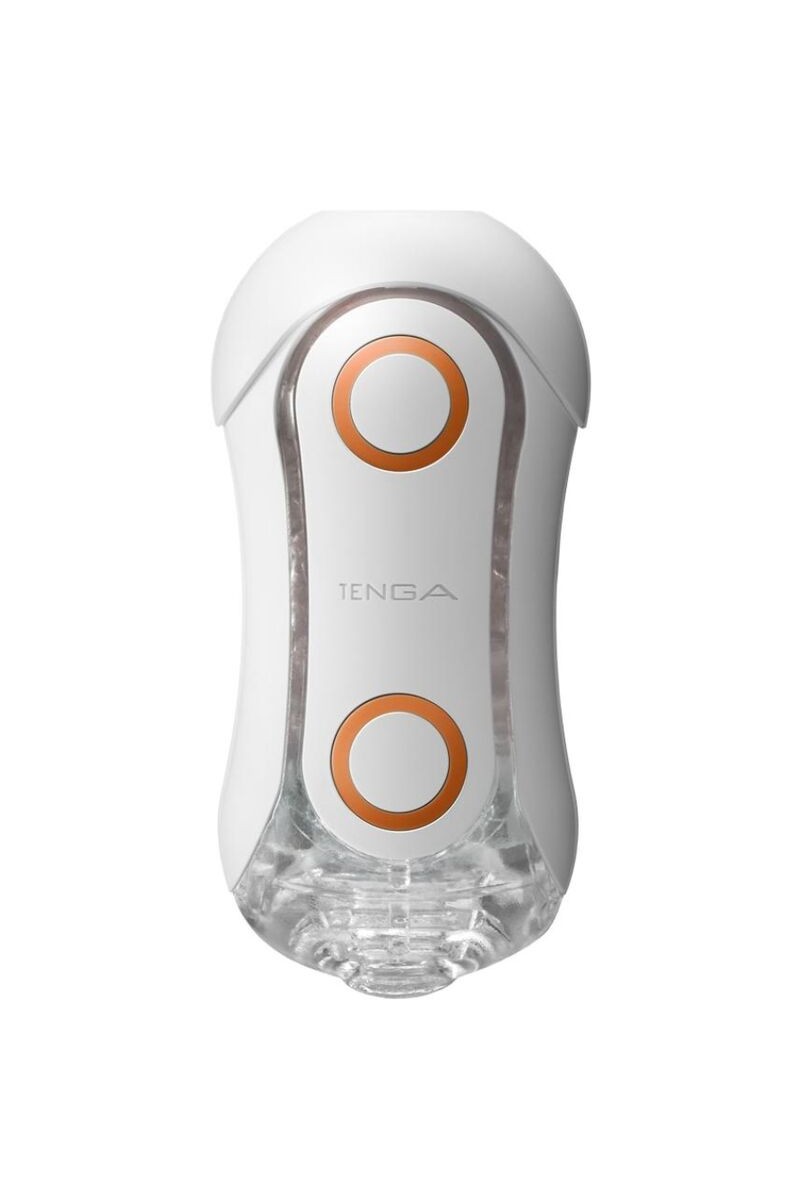 TENGA - FLIP ORB STRONG MASTURBADOR CRASH BLANCO Y NARANJA