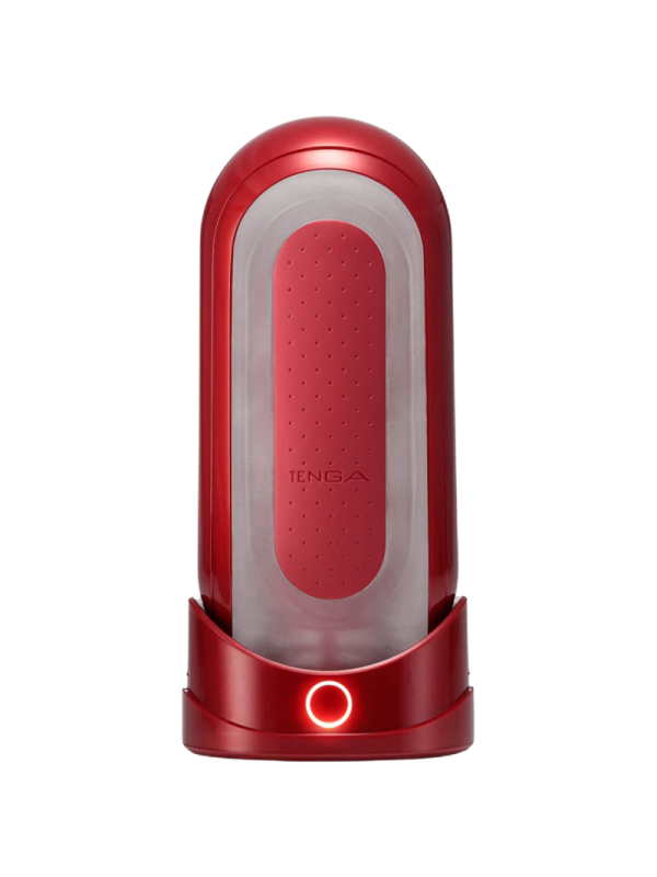 TENGA - FLIP 0 ZERO ROJO CON CALENTADOR