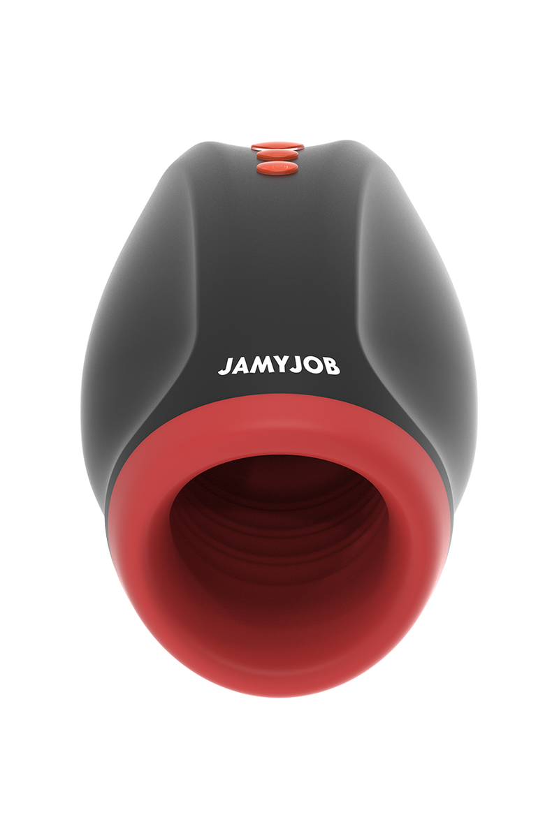 JAMYJOB - NOVAX MASTURBADOR CON VIBRACION Y COMPRESIÓN
