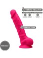 SILEXD - MODELO 1 PENE REALISTICO SILICONA FUCSIA 23 CM