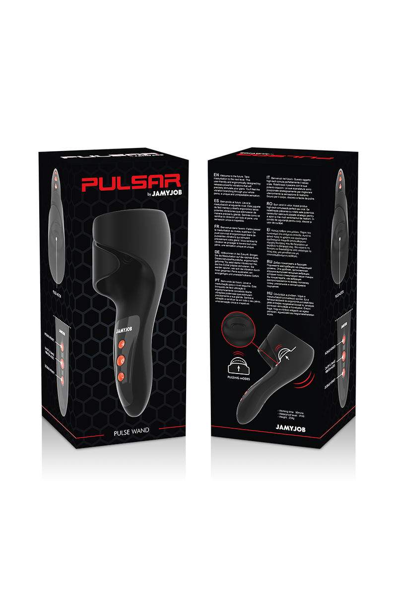 JAMYJOB - PULSAR MASTURBADOR CON MODOS VIBRACIÓN Y PULSACIÓN
