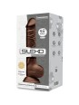 SILEXD - MODELO 1 PENE REALISTICO SILICONA  MARRON 24 CM