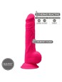 SILEXD - MODELO 1 PENE REALISTICO SILICONA  FUCSIA 24 CM