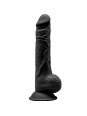 SILEXD - MODELO 1 PENE REALISTICO SILICONA NEGRO 24 CM