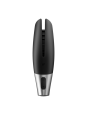 SATISFYER - POWER MASTURBATOR NEGRO Y PLATA