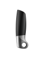 SATISFYER - POWER MASTURBATOR NEGRO Y PLATA