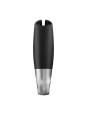 SATISFYER - POWER MASTURBATOR NEGRO Y PLATA