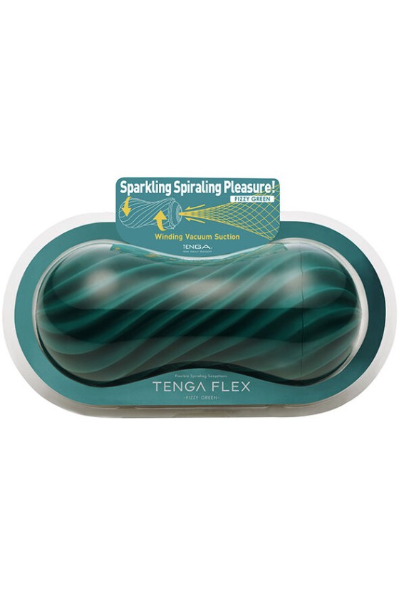 TENGA - FLEX FIZZY GREEN MASTURBADOR
