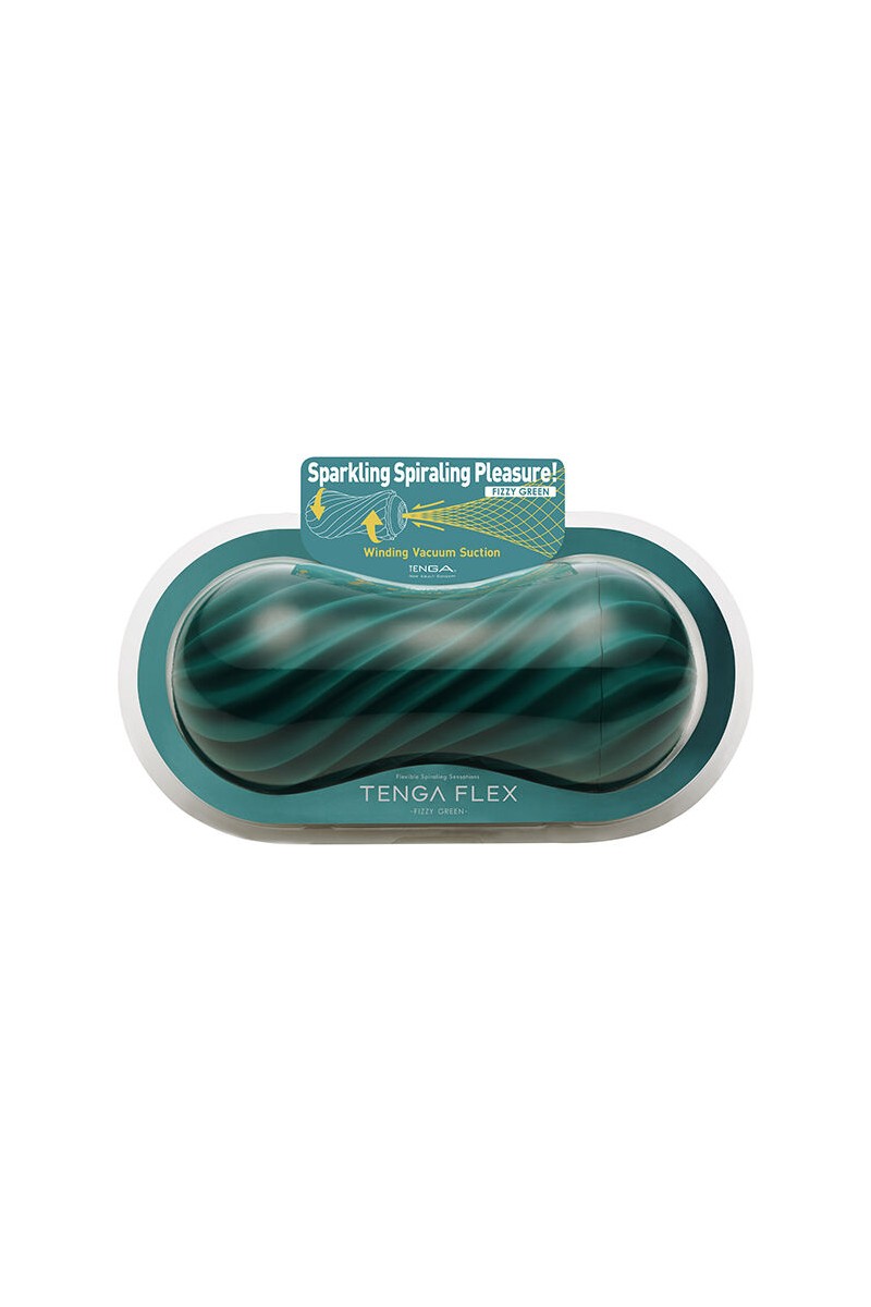 TENGA - FLEX FIZZY GREEN MASTURBADOR