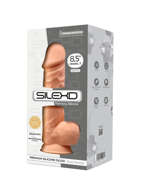 SILEXD - MODELO 1 PENE REALISTICO SILICONA PREMIUM SILEXPAN 21.5 CM