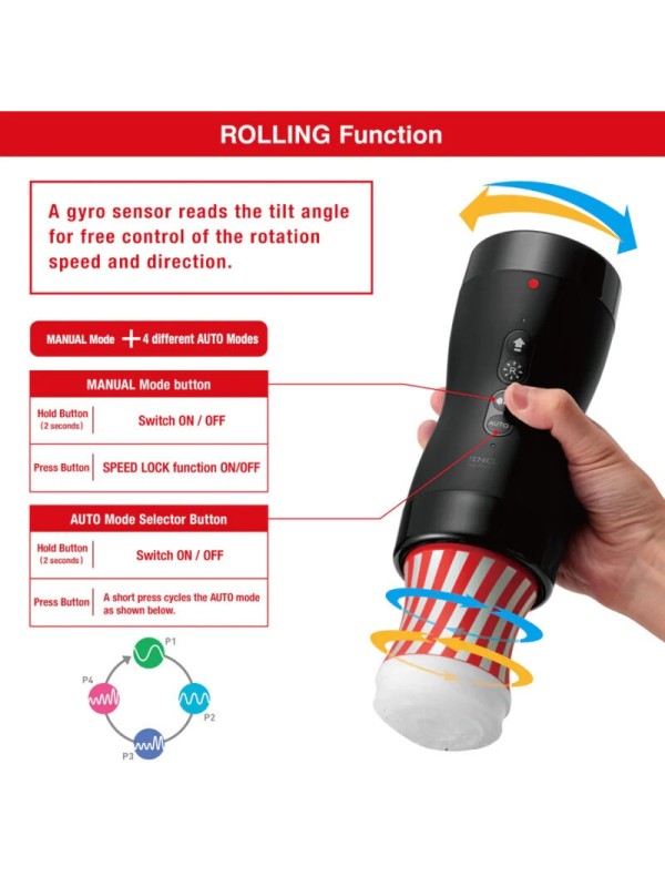 TENGA - VACUUM GYRO ROLLER SUCCIÓN & ROTACIÓN