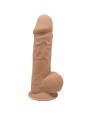 SILEXD - MODELO 1 PENE REALISTICO SILICONA  CARAMELO 21.5 CM