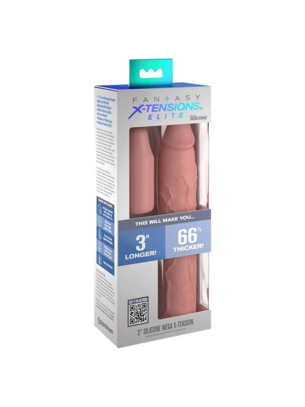 FANTASY X- TENSIONS - PIPEDREAMS SLEEVE 22,86 CM + 7,62 CM PLUG SKIN