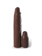 FANTASY X- TENSIONS - PIPEDREAMS SLEEVE 22,86 CM + 7,62 CM PLUG BROWN