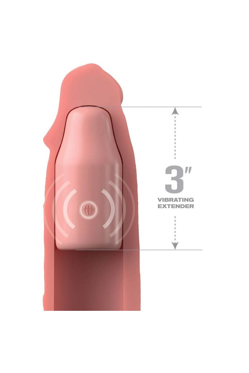 FANTASY X- TENSIONS - PIPEDREAMS SLEEVE 22,86 CM + 7,62 CM PLUG REMOTE