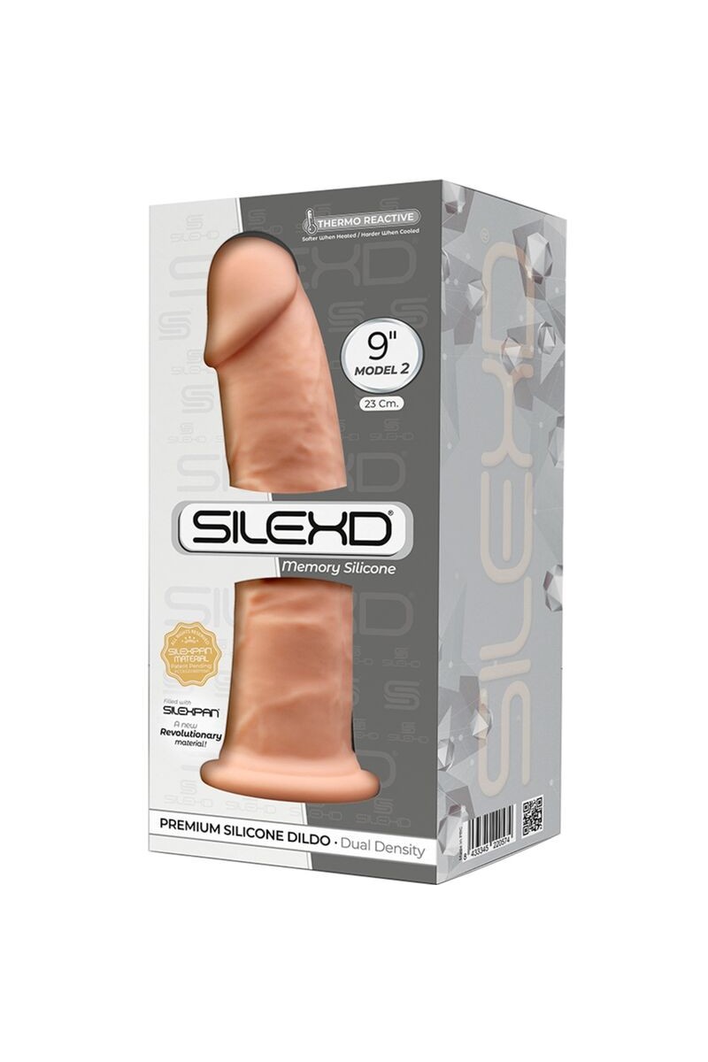 SILEXD - MODELO 2 PENE REALISTICO SILICONA PREMIUM SILEXPAN 23 CM